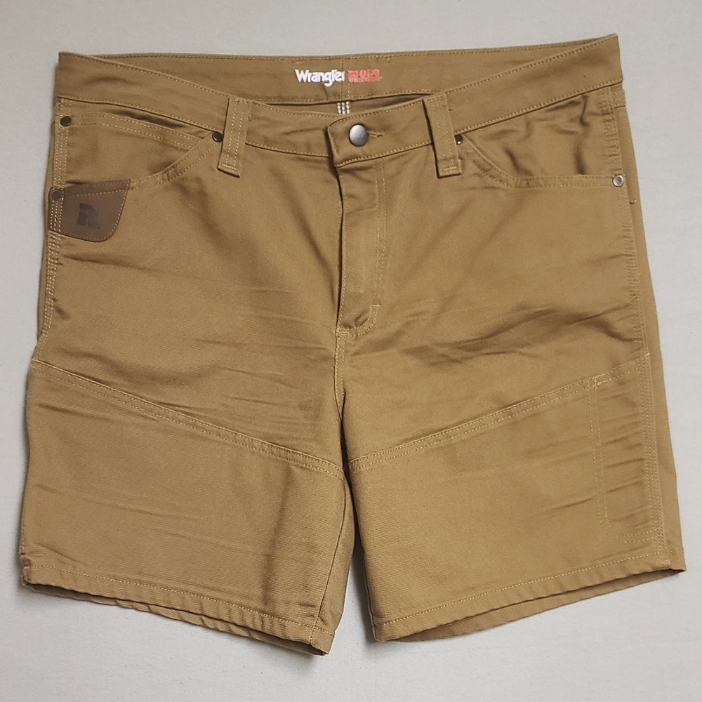Wrangler Riggs Women's Workwear Shorts Size 16 Brown Outdoor